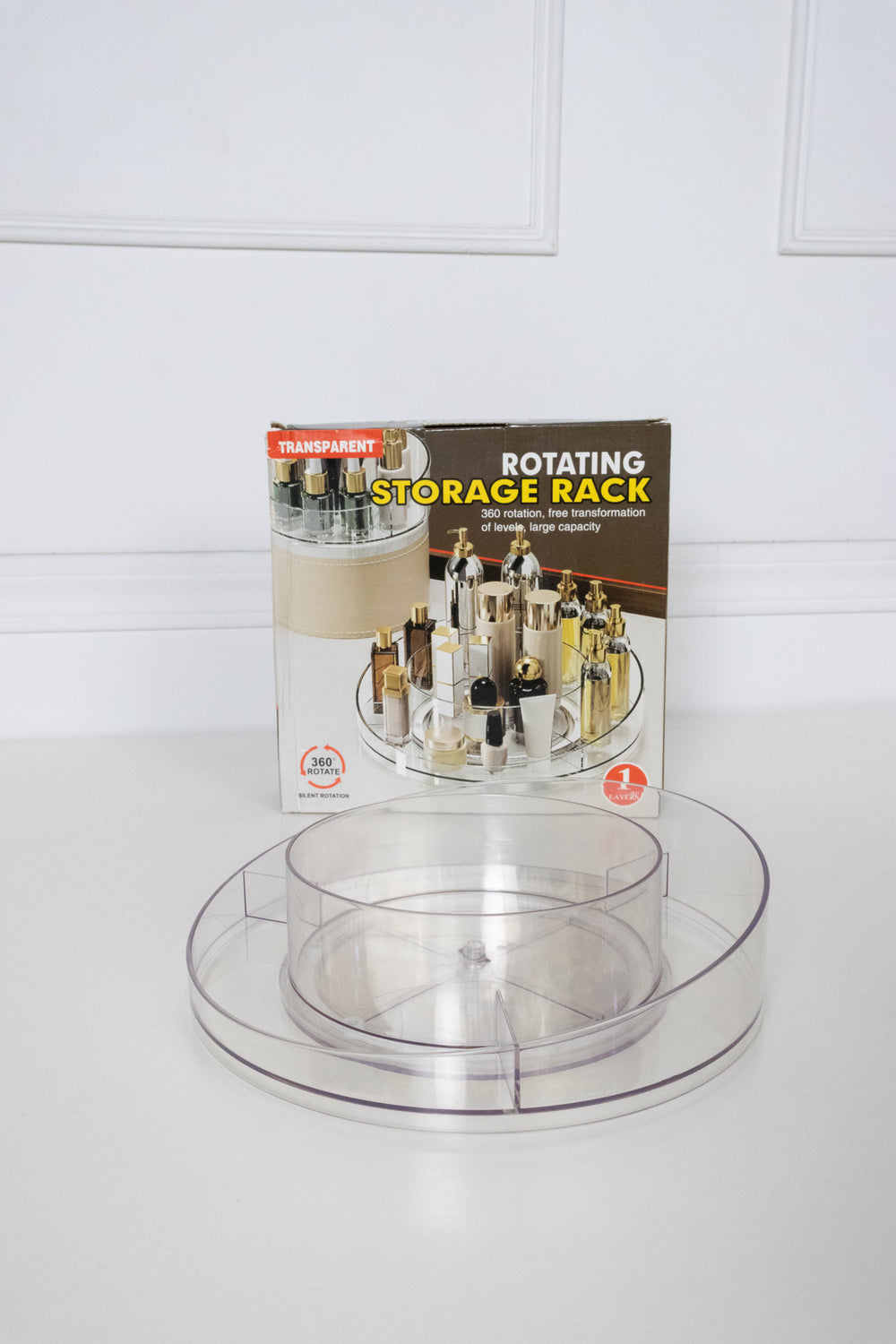 COSMETIC ORGANIZER DIAMOND 360° ROTATION/ORGANIZADOR DE TOCADOR