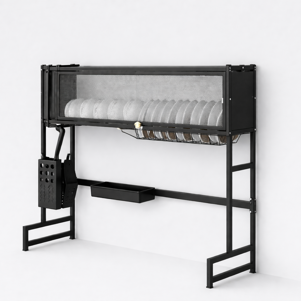 KITCHEN RACK  Escurridor de Platos (2 Niveles de Acero)