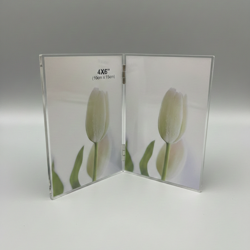 PORTARETRATOS 4X6" DOBLE 10X15CM