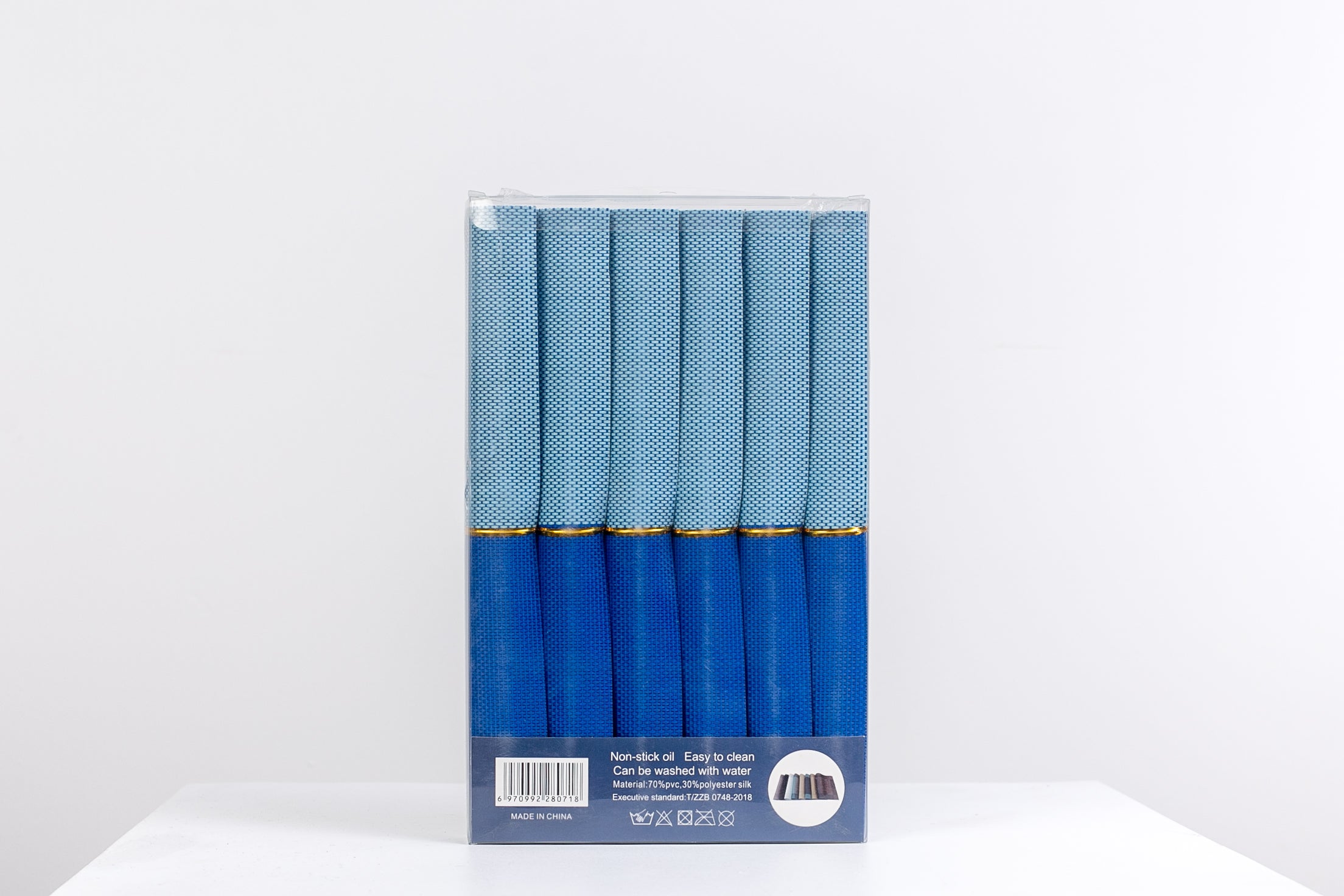 SET DE INDIVIDUALES 6 PIEZAS (COLORES VARIOS)