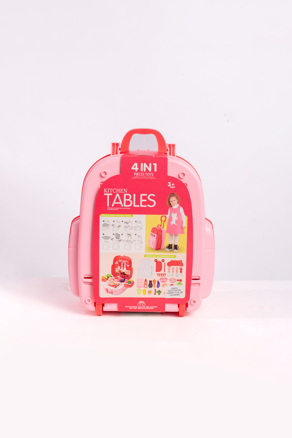 MOCHILA / CARTERA DE JUGUETE 4 en 1