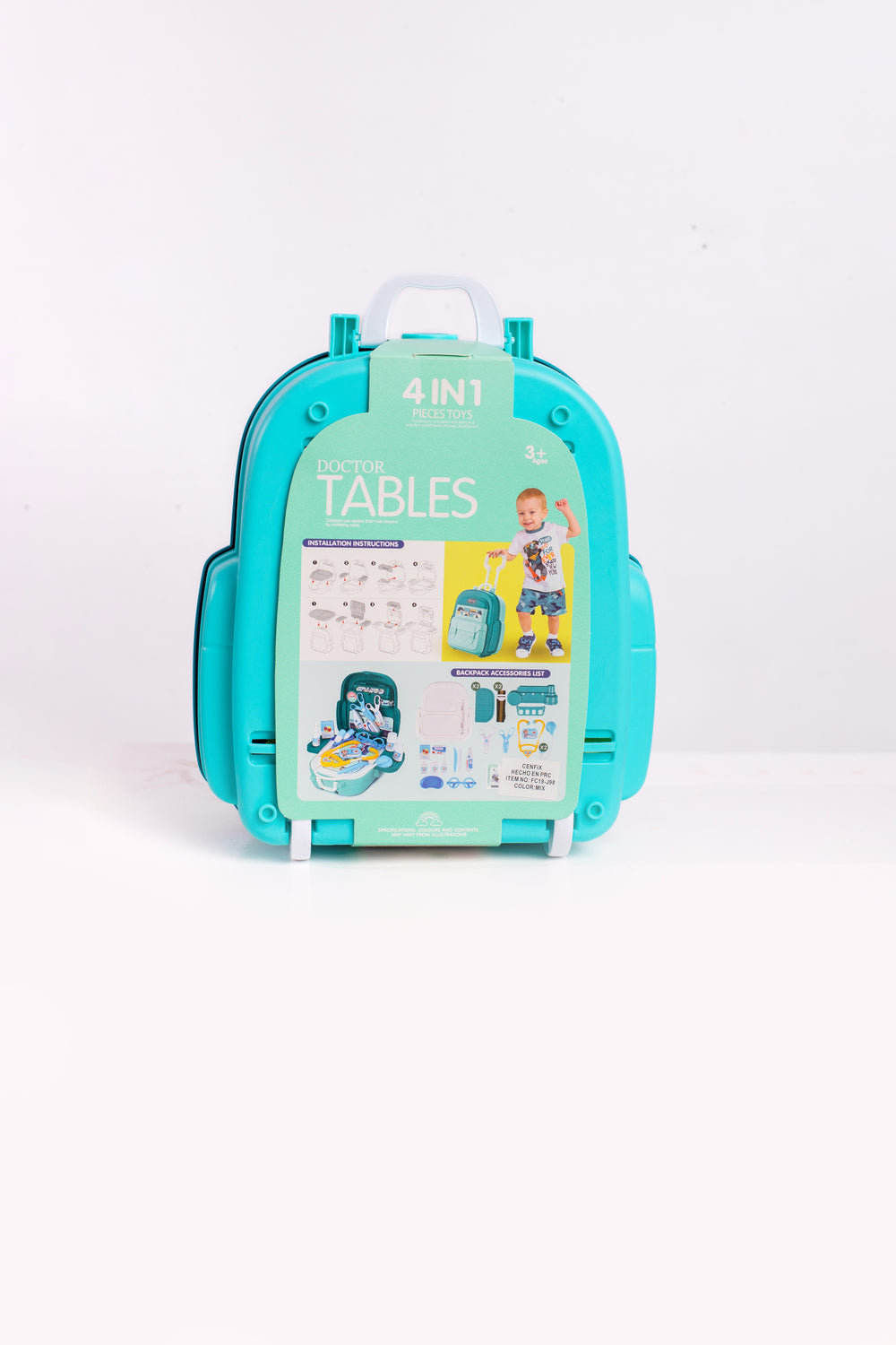 MOCHILA / CARTERA DE JUGUETE 4 en 1