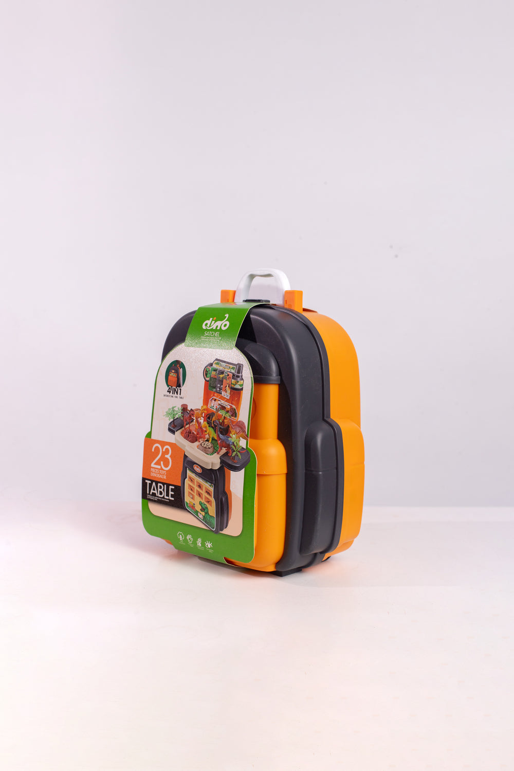 Set de dinosaurio 4 en 1 maletín infantil